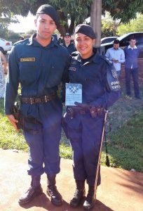 Homenagem tenente