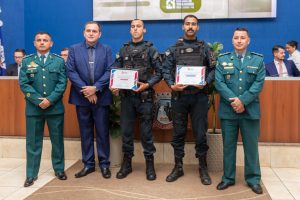 Autoridades da segurança pública e policiais são homenageados pela Câmara de Vereadores de Três Lagoas
