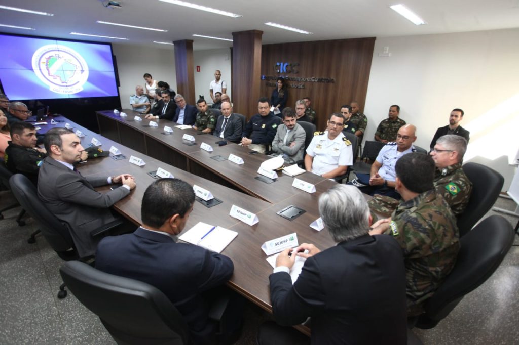 Programa do Governo Federal de combate a crimes fronteiriços reúne autoridades em Campo Grande Programa do Governo Federal de combate a crimes fronteiriços reúne autoridades em Campo Grande